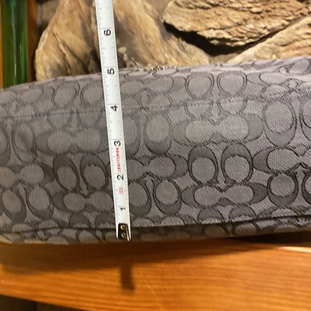Coach celeste signature shoulder bag crossbody in black smoke - Picture 9 of 9